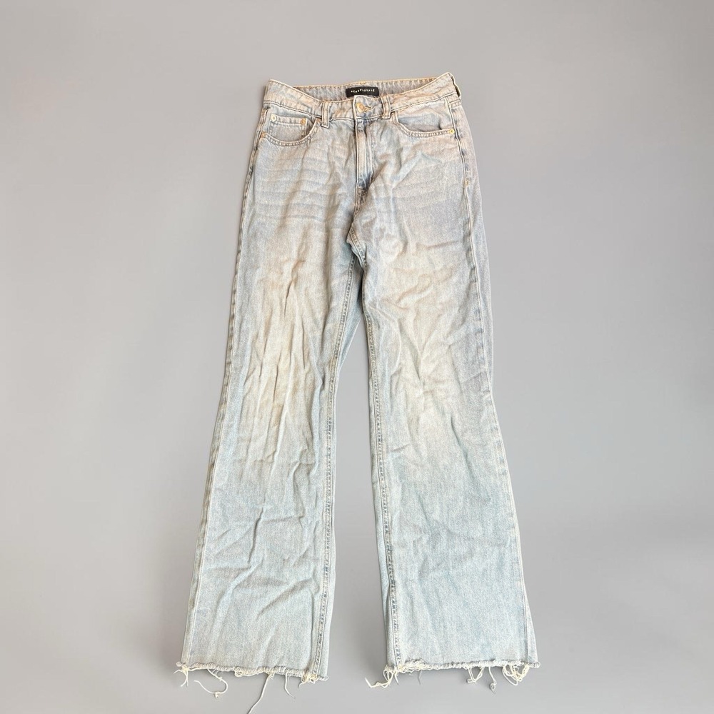 Aeropostale High Rise Wide Leg Jeans Women's Size 4 EUC 31x31"